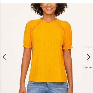 NWT!! LOFT Outlet Cinched Sleeve Tee